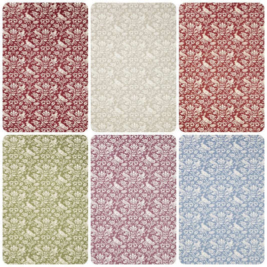 Heathland Floral Wildlife Hares Game Tablecloth