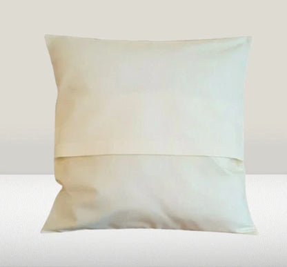 Elegant Green Botanical Leaf Floral Cushion Cover