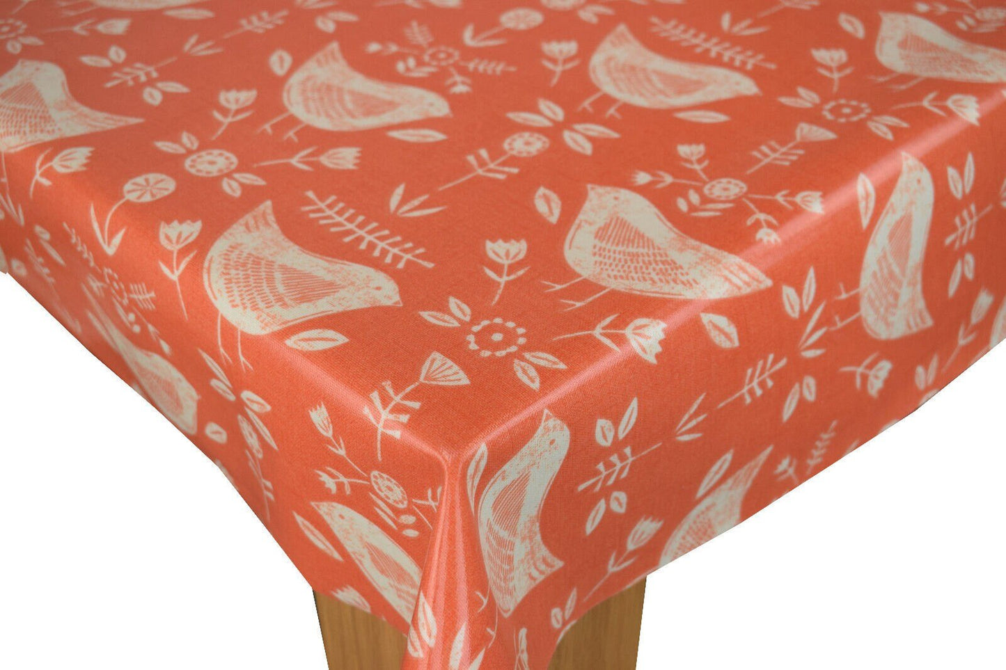 Scandi Birds Tablecloth , Easter Tablecloth , Scandi Narvic Birds Tablecloth , Rectangle Tablecloth , Round Tablecloth , Tablecloth UK - CushionCoverAndDecor