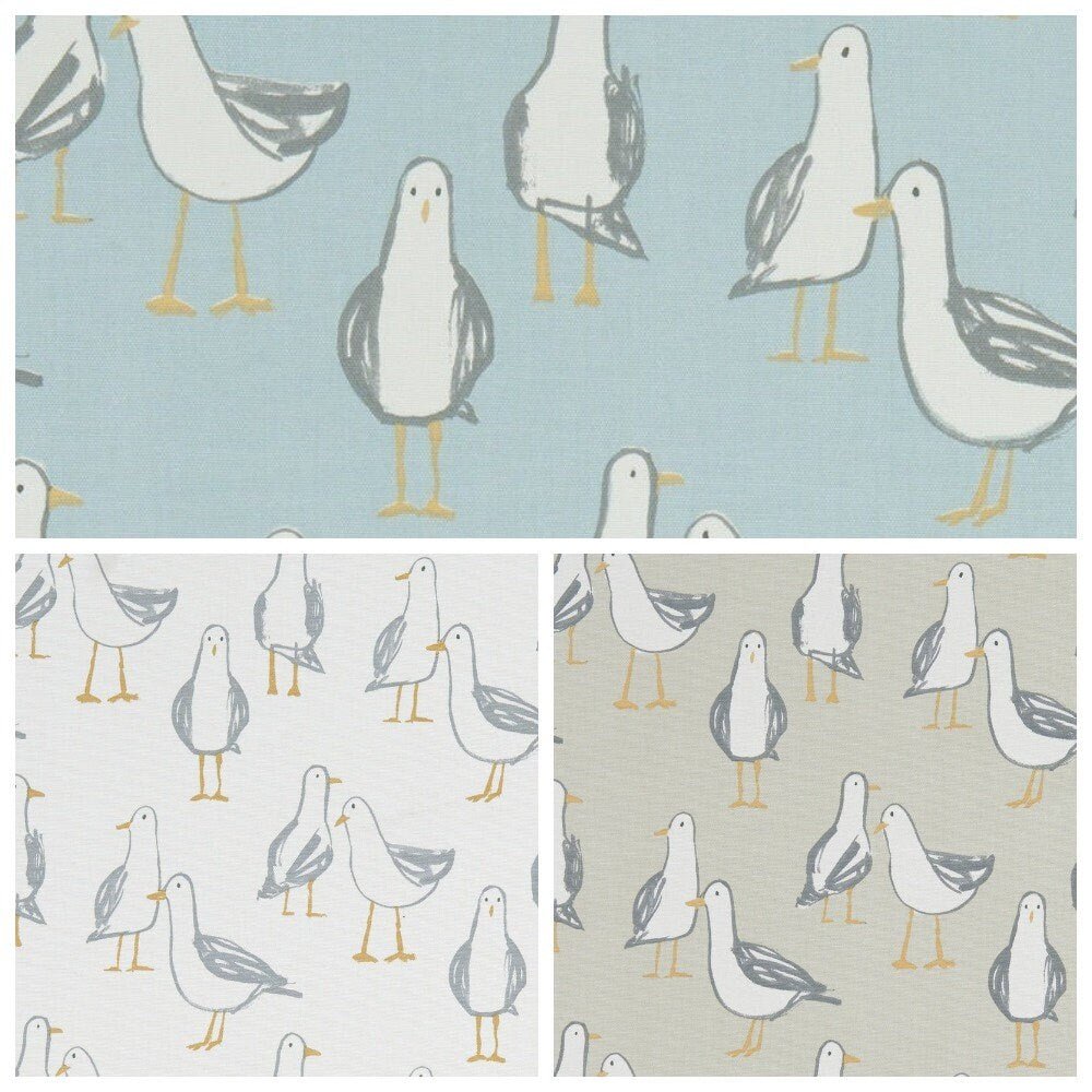 Seagull Laridae Tablecloth , Nautical Marine Tablecloth , Seaside BlueTablecloth , Beige Tablecloth , Tablecloth UK - CushionCoverAndDecor