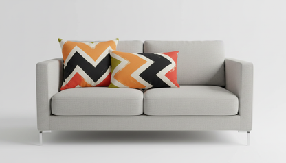 Modern Geometric Zigzag Cushion Cover