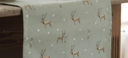 Sophie Allport Christmas Stags Table Runner - CushionCoverAndDecor