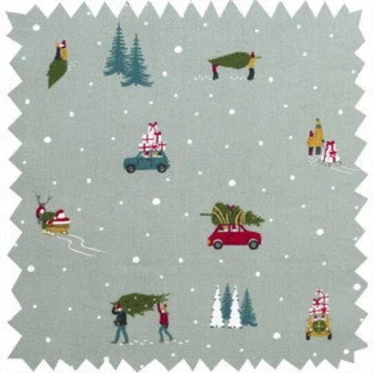 Sophie Allport Christmas Tablecloth , Robin Tablecloth , Festive Forest Tablecloth , Woodland Tablecloth , Holly And Berry Tablecloth UK - CushionCoverAndDecor