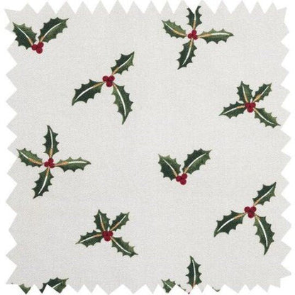 Sophie Allport Christmas Tablecloth , Robin Tablecloth , Festive Forest Tablecloth , Woodland Tablecloth , Holly And Berry Tablecloth UK - CushionCoverAndDecor