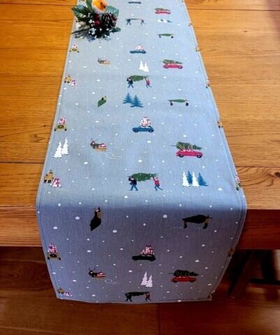 Sophie Allport Home for Christmas Table Runner - CushionCoverAndDecor