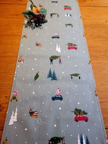 Sophie Allport Home for Christmas Table Runner - CushionCoverAndDecor