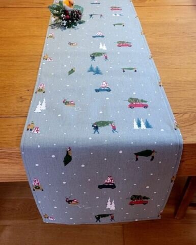 Sophie Allport Home for Christmas Table Runner - CushionCoverAndDecor