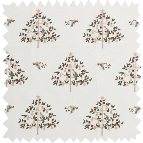 Sophie Allport Partridge Stone Cushion Cover , Christmas Pillow Cover 10" 12" 14" 16" 17" 18" 20" 22" 24" 26" 100% Cotton - CushionCoverAndDecor