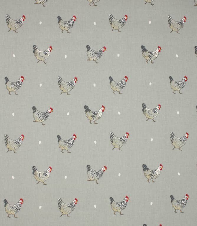 Sophie Allport Table Runner , Sophie Allport Chicken Grey Table Runner , Chicken Easter Table Runner 48" 54" 60" 64" 72" 84" 96" 104" - CushionCoverAndDecor