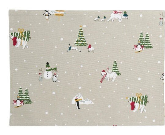 Sophie Allport Tea Towels , Christmas Kitchen Tea Towels - CushionCoverAndDecor