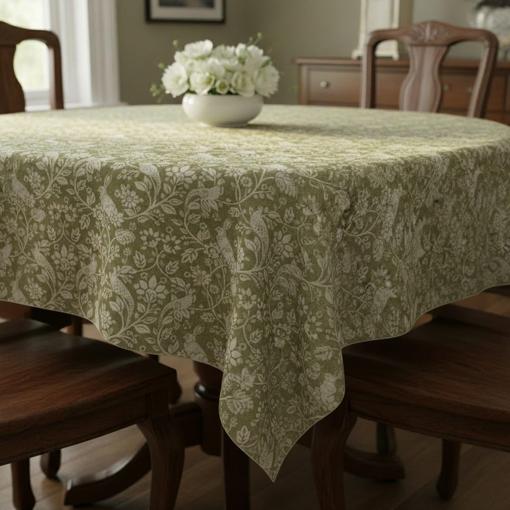 Heathland Floral Wildlife Hares Game Tablecloth