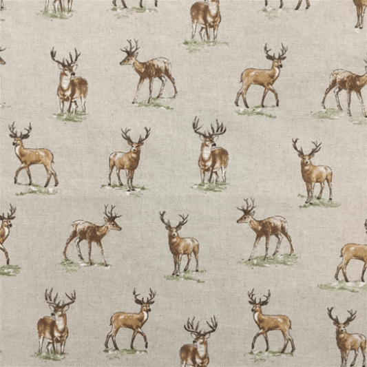 Stag Christmas Tablecloth Available In Many Sizes - CushionCoverAndDecor
