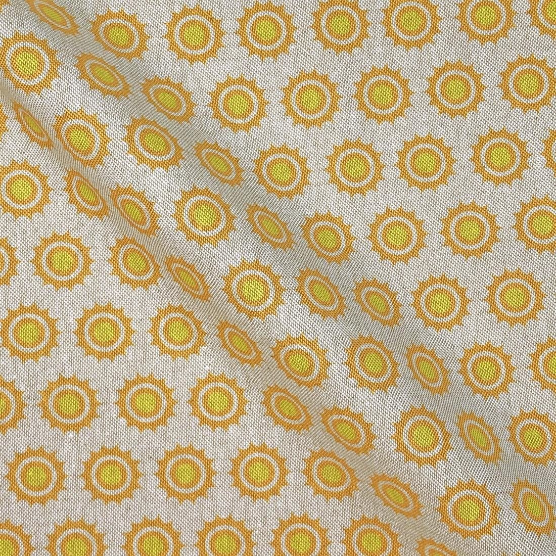 Sunshine Tablecloth , Sun Tablecloth , Yellow Beige Linen Tablecloth , Linen Look Tablecloth , Tablecloth UK - CushionCoverAndDecor