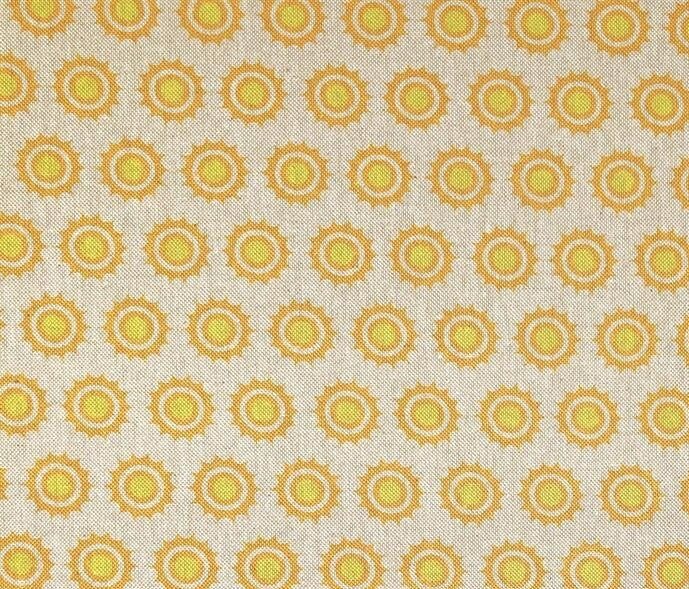 Sunshine Tablecloth , Sun Tablecloth , Yellow Beige Linen Tablecloth , Linen Look Tablecloth , Tablecloth UK - CushionCoverAndDecor