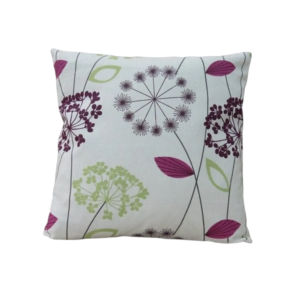 Allium Floral Purple Cushion Cover