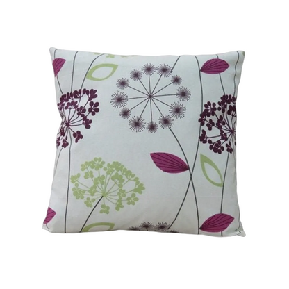 Allium Floral Purple Cushion Cover