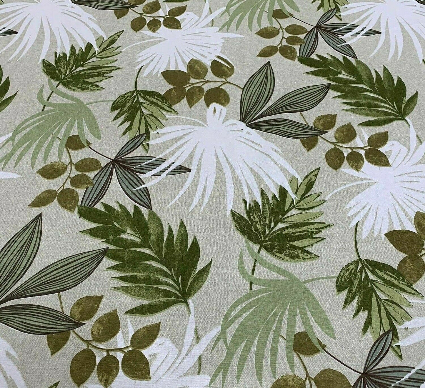 Tablecloth , Napkins Green Leaves Amazon Pampas Design , Tablecloth UK , - CushionCoverAndDecor