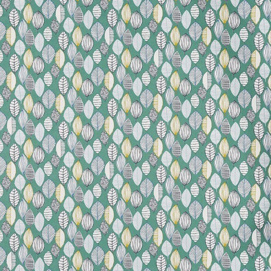 Tablecloth , Napkins Green Teal Leaf Canyon Lagoon Petrol & Sea Design 100% Cotton , Tablecloth UK - CushionCoverAndDecor