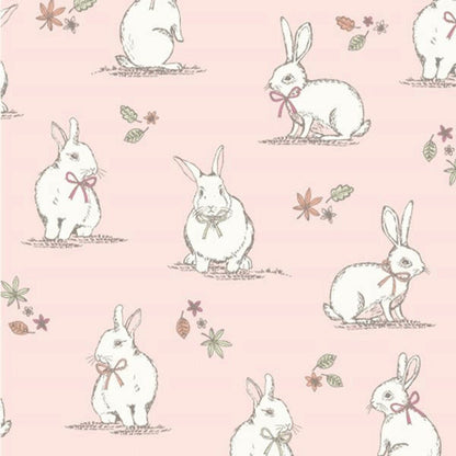 Tablecloth , Napkins Woodland Bunnies Rabbits Wildlife Design , Easter Tablecloth - CushionCoverAndDecor