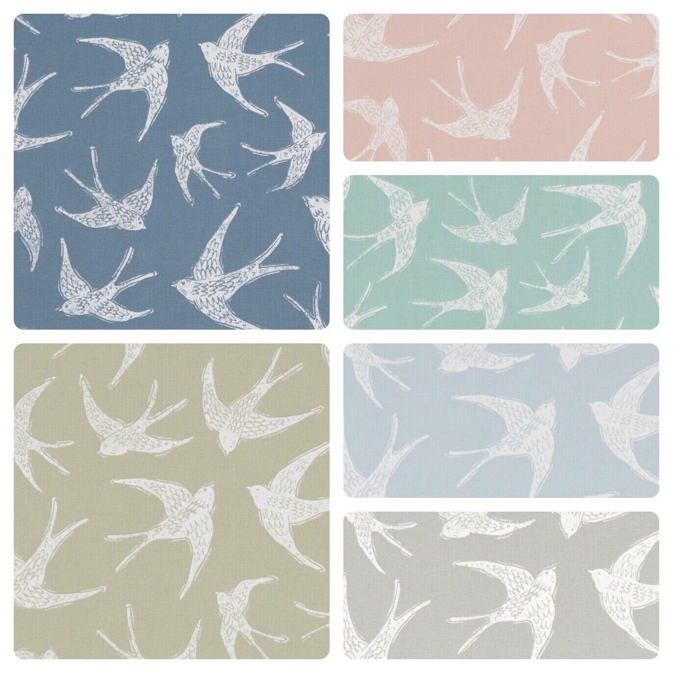 Tablecloth Seagull Birds Fly Away Design , Tablecloth UK 100% Cotton , Long Tablecloth - CushionCoverAndDecor