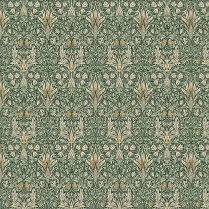 William Morris Snakeshead Forest Green Cotton Tablecloth