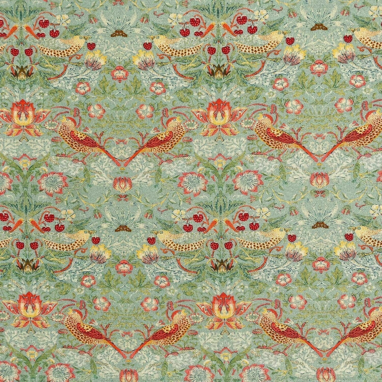 William Morris Strawberry Thief Cotton Napkins - CushionCoverAndDecor