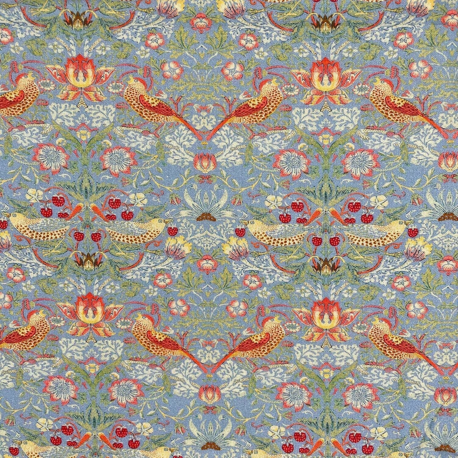 William Morris Strawberry Thief Cotton Napkins - CushionCoverAndDecor