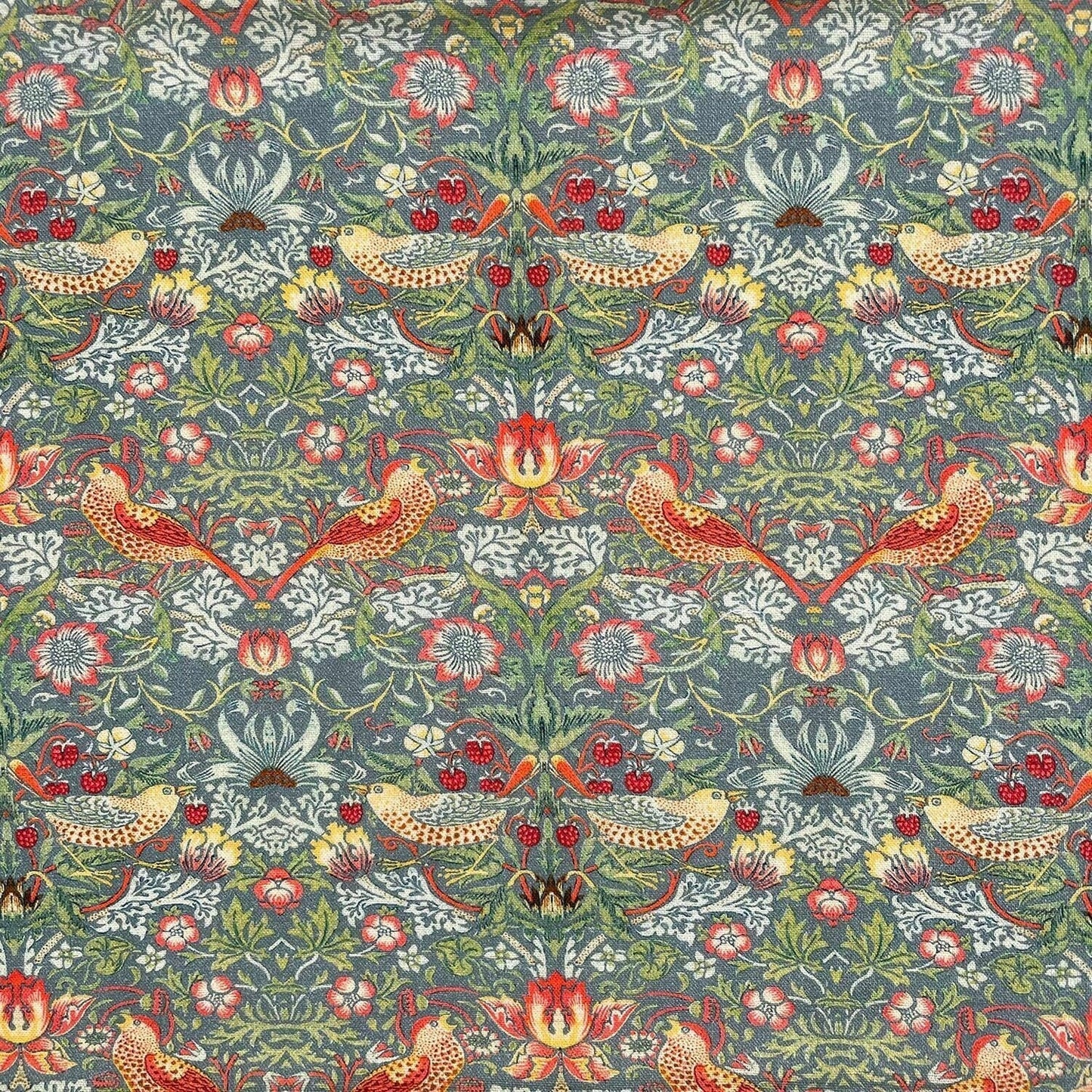 William Morris Strawberry Thief Cotton Napkins - CushionCoverAndDecor