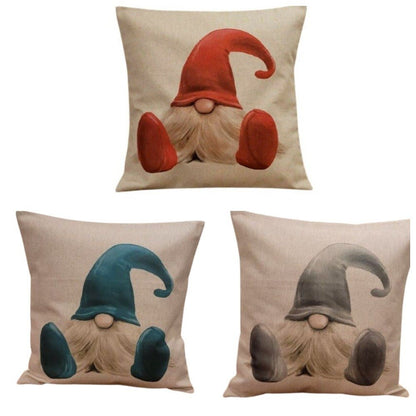 Winter Gnome Christmas Cushion Cover - CushionCoverAndDecor