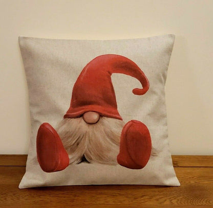 Winter Gnome Christmas Cushion Cover - CushionCoverAndDecor