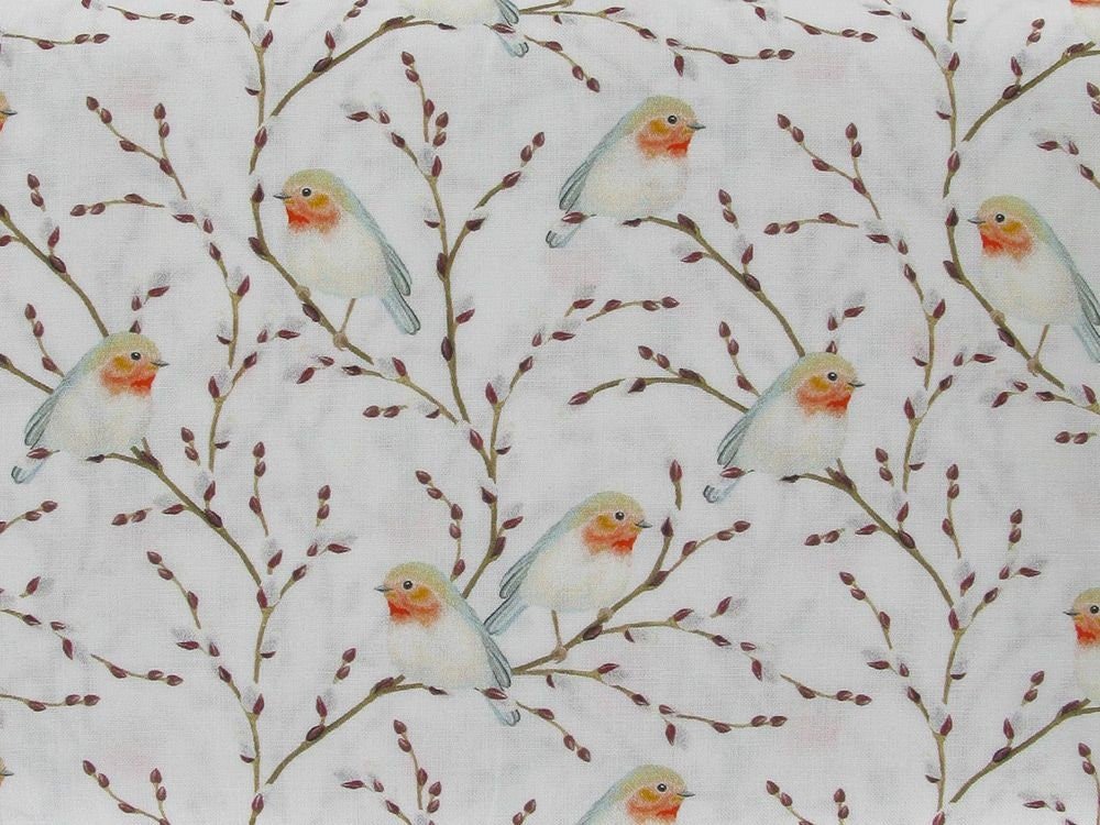 Winter Robin Tablecloth , Christmas Robin Tablecloth , Christmas Tablecloth , Tablecloth UK - CushionCoverAndDecor